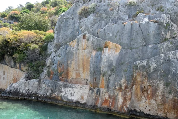 As ruínas da cidade de Mira, Kekova — Fotografia de Stock