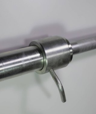 Grif çubuk beyaz arka plan üzerinde bir kilit ile