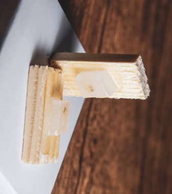 Kanser örnekleri ile parafin blokları, tümörün histolojik muayenesi için örnekler.