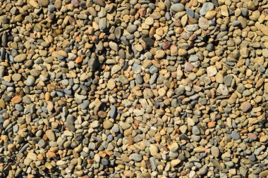 Küçük yuvarlak ezilmiş taş kökenli