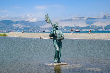 Novorossiysk 'teki Mironov Anıtı Gesha Kozodoev.
