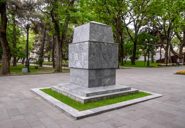 Памятник на могиле Николая Ивановича Сипягина — стоковое фото