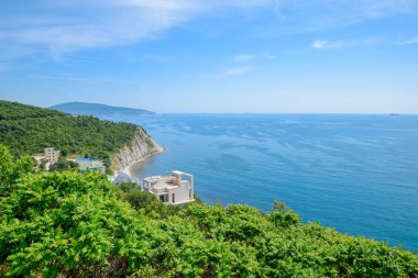 Deniz manzarası, kıyıdan görünüm, Tsemes körfezi