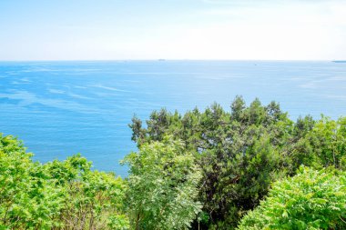 Deniz manzarası, kıyıdan görünüm, Tsemes körfezi