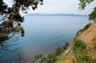 Deniz manzarası, uçurumdan görünüm, Tsemes körfezi