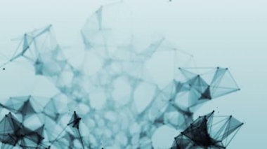 Veri ağları dijital Çokgen pleksus uçan