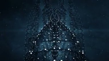 VJ Loop - dijital karanlık pleksus veri soyut hareket arka plan iletişim