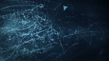 Hareketli arka plan - dijital ikili pleksus veri ağları