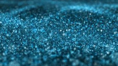 Parlak mavi arka plan Christmas soyut sorunsuz Vj döngü hareket parçacıklar glitter