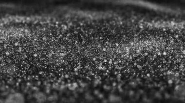 Parlak gümüş arka plan Christmas soyut sorunsuz Vj döngü hareket parçacıklar glitter