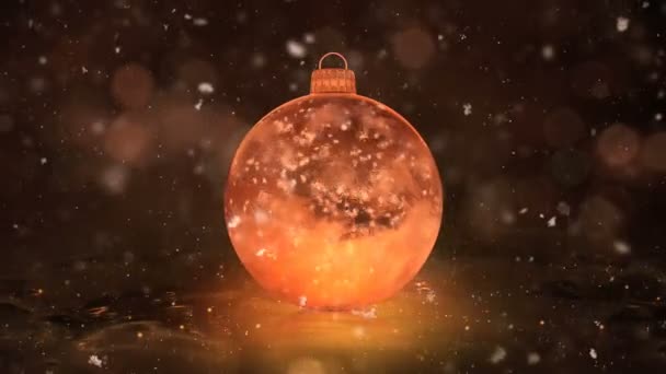 Vánoční zlaté ledu skleněná cetka dekorace vločky pozadí smyčka
