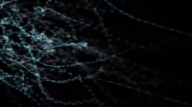 Soyut rasgele digits çokgen pleksus düğümleri bağlantıları ağ için görsel Internet sunumlar hareket arka plan yüksek teknoloji teknoloji bilim mühendislik tıbbi kontrol paneli sorunsuz döngü Alpha mat