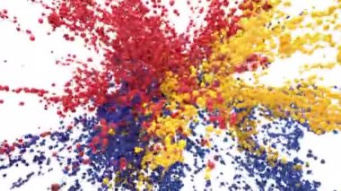 Kabarcık Patlaması - renkli köpük topları balonlar küreler patlama alfa kanalı