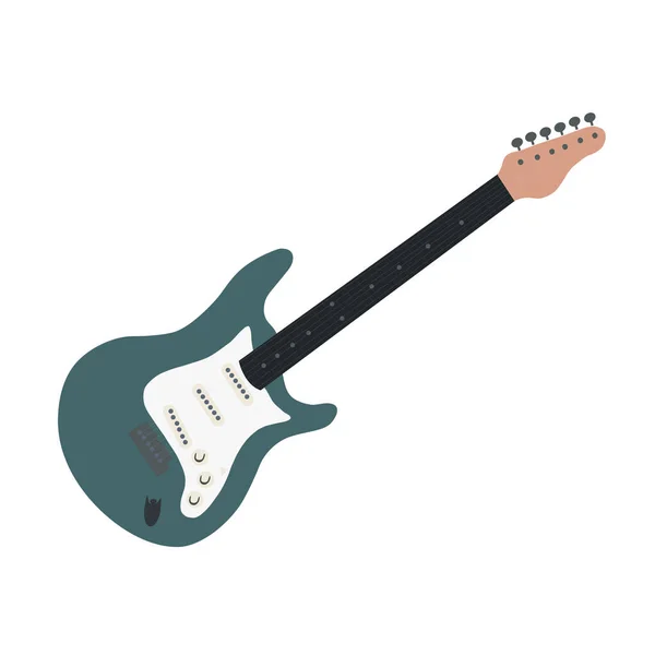 Guitare électrique vectorielle isolée — Image vectorielle