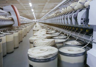 Spin üretim hattındaki kaba pamuk fabrikası ve dönen makine ve ekipman üretim şirketi