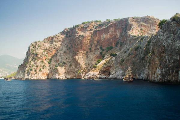 Alanya Yarımadası, Alanya, Türkiye. Akdeniz turistik gemilerde