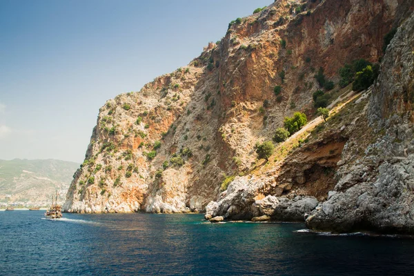 Alanya Yarımadası, Alanya, Türkiye. Akdeniz turistik gemilerde