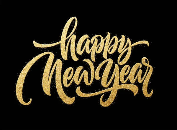 Feliz Año Nuevo 2020. Inscripción de saludo con letras. Ilustración vectorial — Vector de stock
