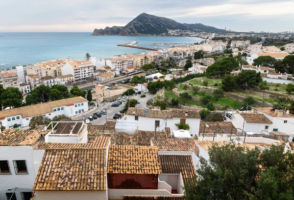 Vista Desde Casco Antiguo Sobre Paisaje Urbano Con Casas Blancas — Foto de Stock