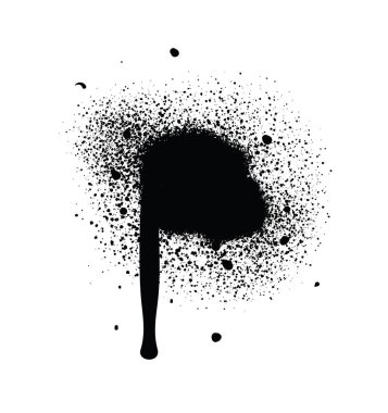 Sprey Boyası Soyut Vektör Elementleri Beyaz Arkaplanda izole edildi. Çizgiler ve Damlalar hazır. Sokak tarzı. Grunge grafik elementleri. Kirli dokuma afişleri. Mürekkep sıçramış. Vektör illüstrasyonları.