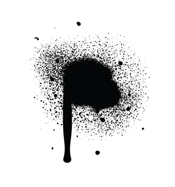 Sprey Boyası Soyut Vektör Elementleri Beyaz Arkaplanda izole edildi. Çizgiler ve Damlalar hazır. Sokak tarzı. Grunge grafik elementleri. Kirli dokuma afişleri. Mürekkep sıçramış. Vektör illüstrasyonları.