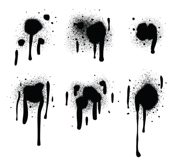 Spray Blots Vektor Illustration — Stockvektor