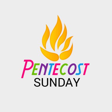 Pentekost Kutsal Ruh güvercini için bir arka planın temsilcisi..