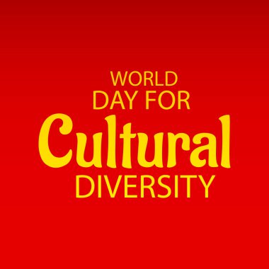 Bir arka plan kültürel çeşitlilik için vektör çizim dünya günü için.