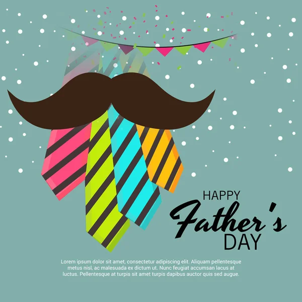 Ilustración Vectorial Fondo Para Feliz Día Los Padres — Archivo Imágenes Vectoriales