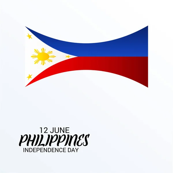Векторна Ілюстрація Дня Незалежності Філіппін — стоковий вектор