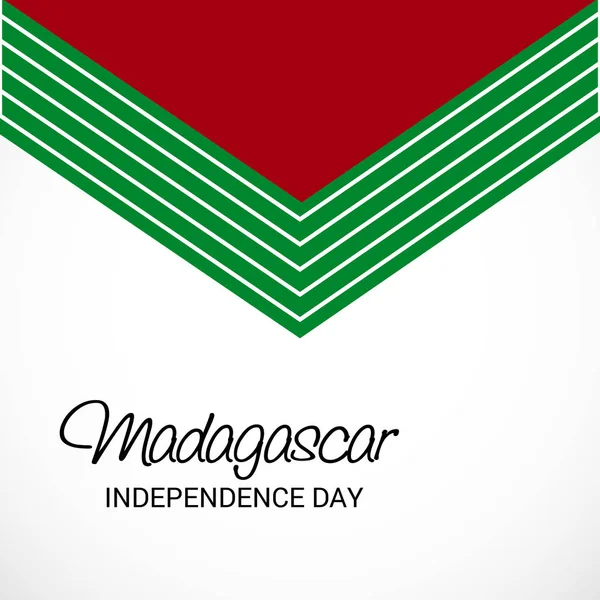 Vektör çizim bir arka plan için Madagaskar bağımsızlık günü.