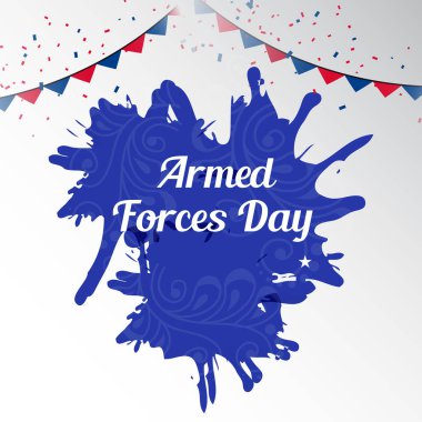 Silahlı Kuvvetler Günü için bir arka plan vektör çizim.