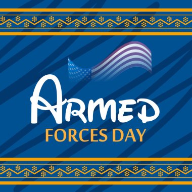 Silahlı Kuvvetler Günü için bir arka plan vektör çizim.