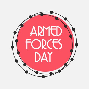 Silahlı Kuvvetler Günü için bir arka plan vektör çizim.