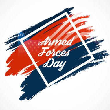Silahlı Kuvvetler Günü için bir arka plan vektör çizim.