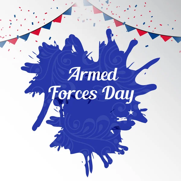 Silahlı Kuvvetler Günü için bir arka plan vektör çizim.