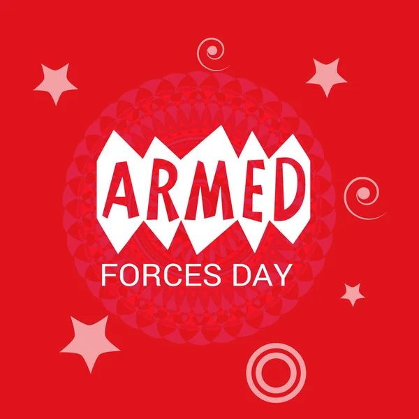Silahlı Kuvvetler Günü için bir arka plan vektör çizim.
