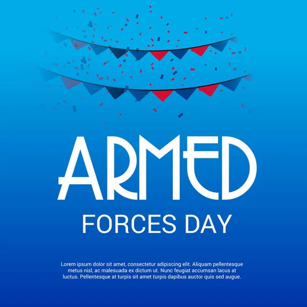 Silahlı Kuvvetler Günü için bir arka plan vektör çizim.