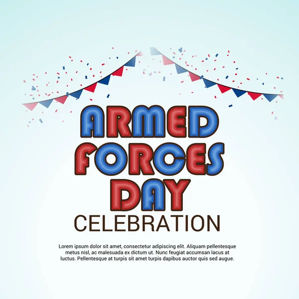 Silahlı Kuvvetler Günü için bir arka plan vektör çizim.