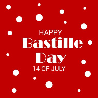 Vektör çizim bir afiş 14 Temmuz. Bastille günü kutlu olsun. Metin alanı arka plan.