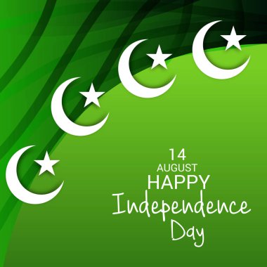 Arka plan resmi için Pakistan Bağımsızlık günü, 14 Ağustos.
