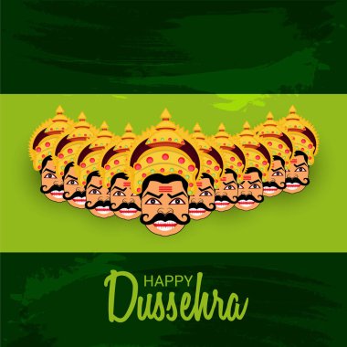 Dussehra kutlama için bir teklif arka plan vektör çizim.