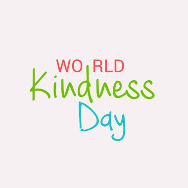 Dünya nezaket günü için bir afiş vektör çizim.