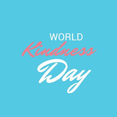 Dünya nezaket günü için bir afiş vektör çizim.