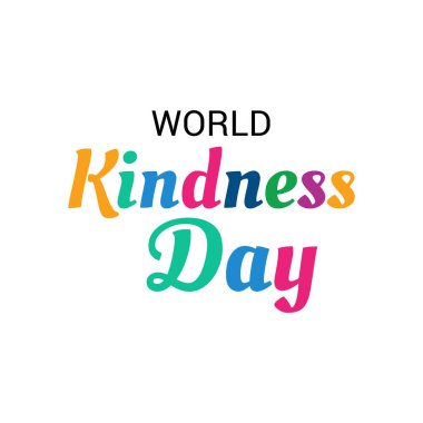 Dünya nezaket günü için bir afiş vektör çizim.