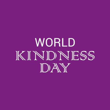 Dünya nezaket günü için bir afiş vektör çizim.