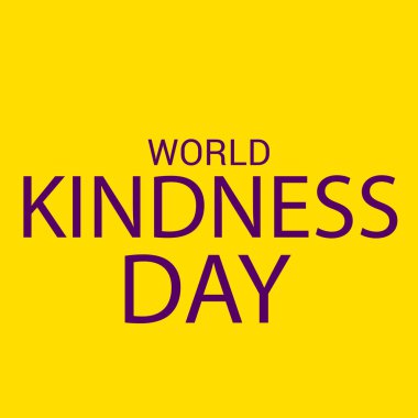 Dünya nezaket günü için bir afiş vektör çizim.