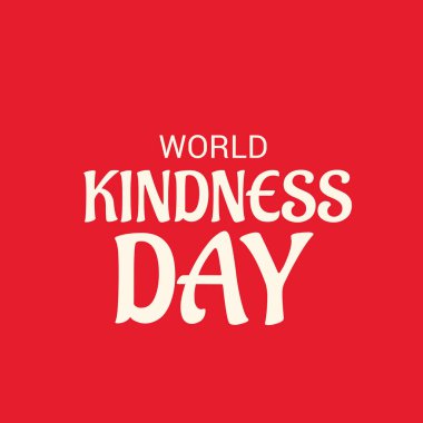 Dünya nezaket günü için bir afiş vektör çizim.