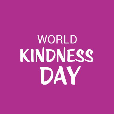 Dünya nezaket günü için bir afiş vektör çizim.