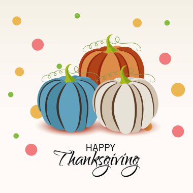 Şükran günü için bir arka plan vektör çizim. Sonbahar mevsimlik yazı.